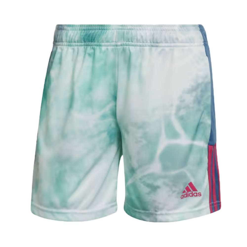 A front view of the adidas Women's Tiro Shorts in black