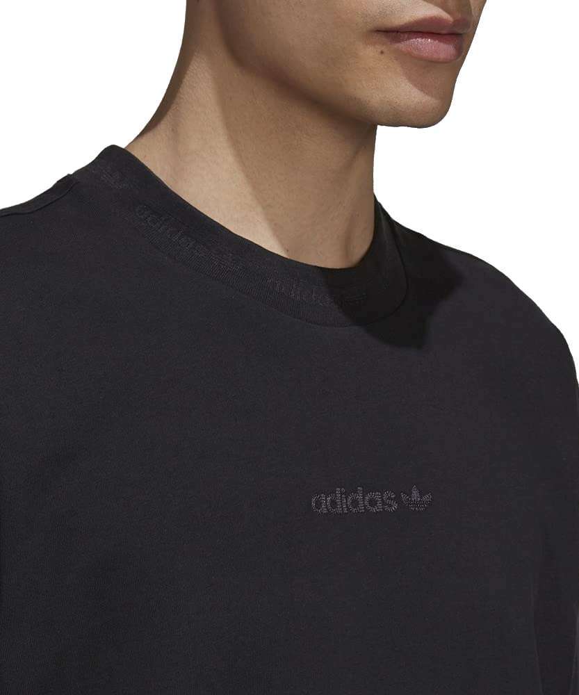 adidas Men's Easter Pack 2.0 Rib Detail Short Sleeve Tee , HB8044, Black