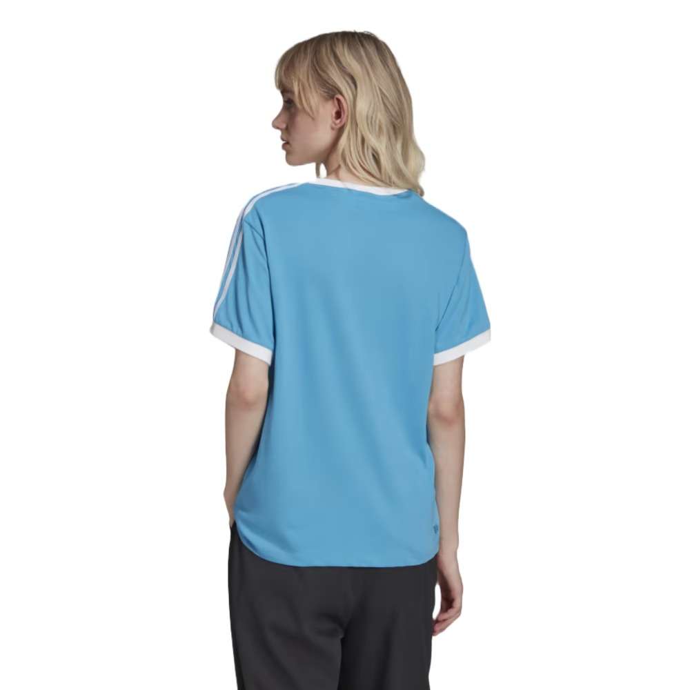 Image of a woman wearing adidas Originals 3-Stripes Tee
