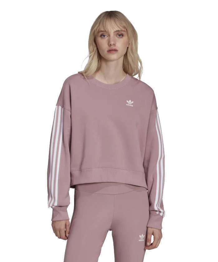 adidas Originals Women's ADICOLOR CLASSICS SWEATSHIRT, HC2027, Magic Mauve