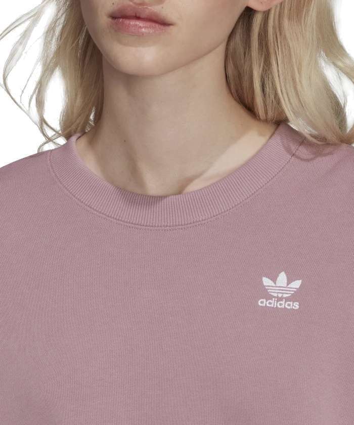 adidas Originals Women's ADICOLOR CLASSICS SWEATSHIRT, HC2027, Magic Mauve