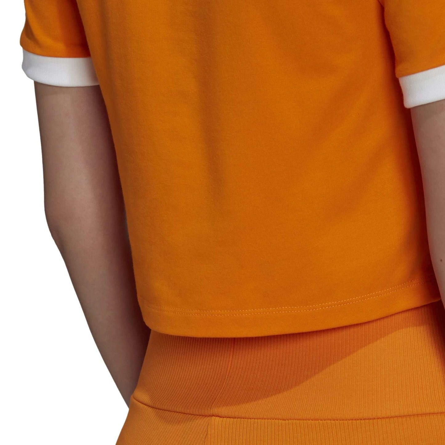 Adidas Women's ADICOLOR CLASSICS CROPPED TEE HC2029 Bright Orange