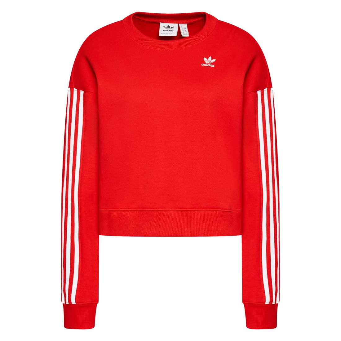 adidas Originals Women's ADICOLOR CLASSICS SWEATSHIRT , HC2603, Vivid Red