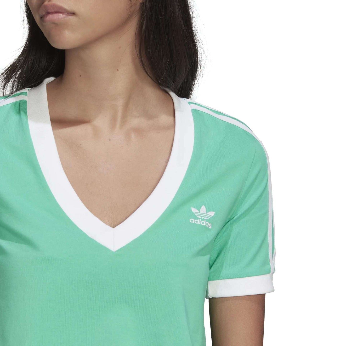 Adidas Women's ADICOLOR CLASSICS CROPPED TEE HG6596 Green