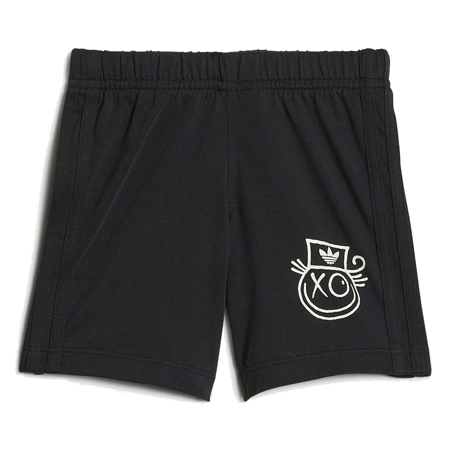 adidas Originals GRAPHIC COLLAB SHORTS AND TEE SET , HK9769, Non Dyed / Black