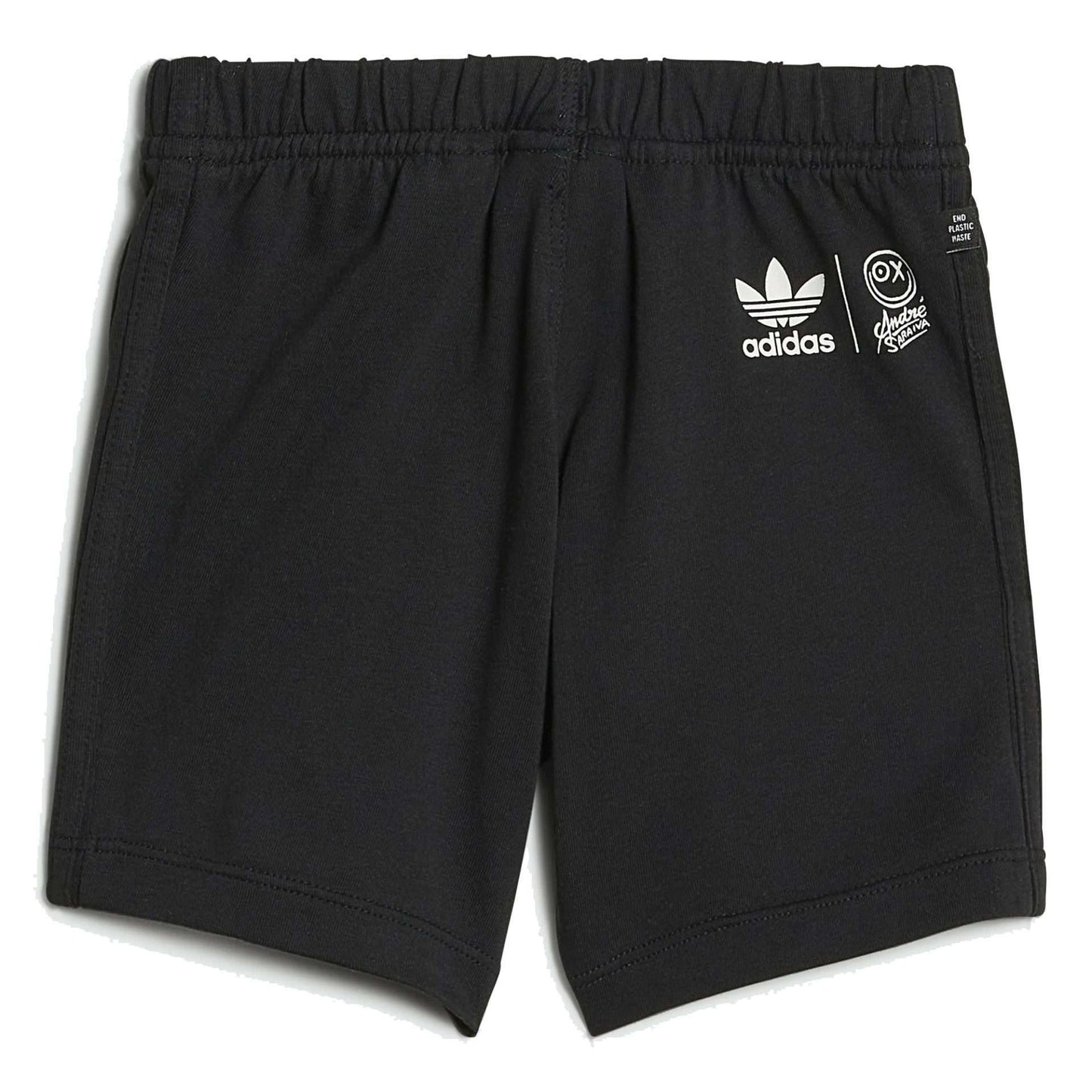 adidas Originals GRAPHIC COLLAB SHORTS AND TEE SET , HK9769, Non Dyed / Black