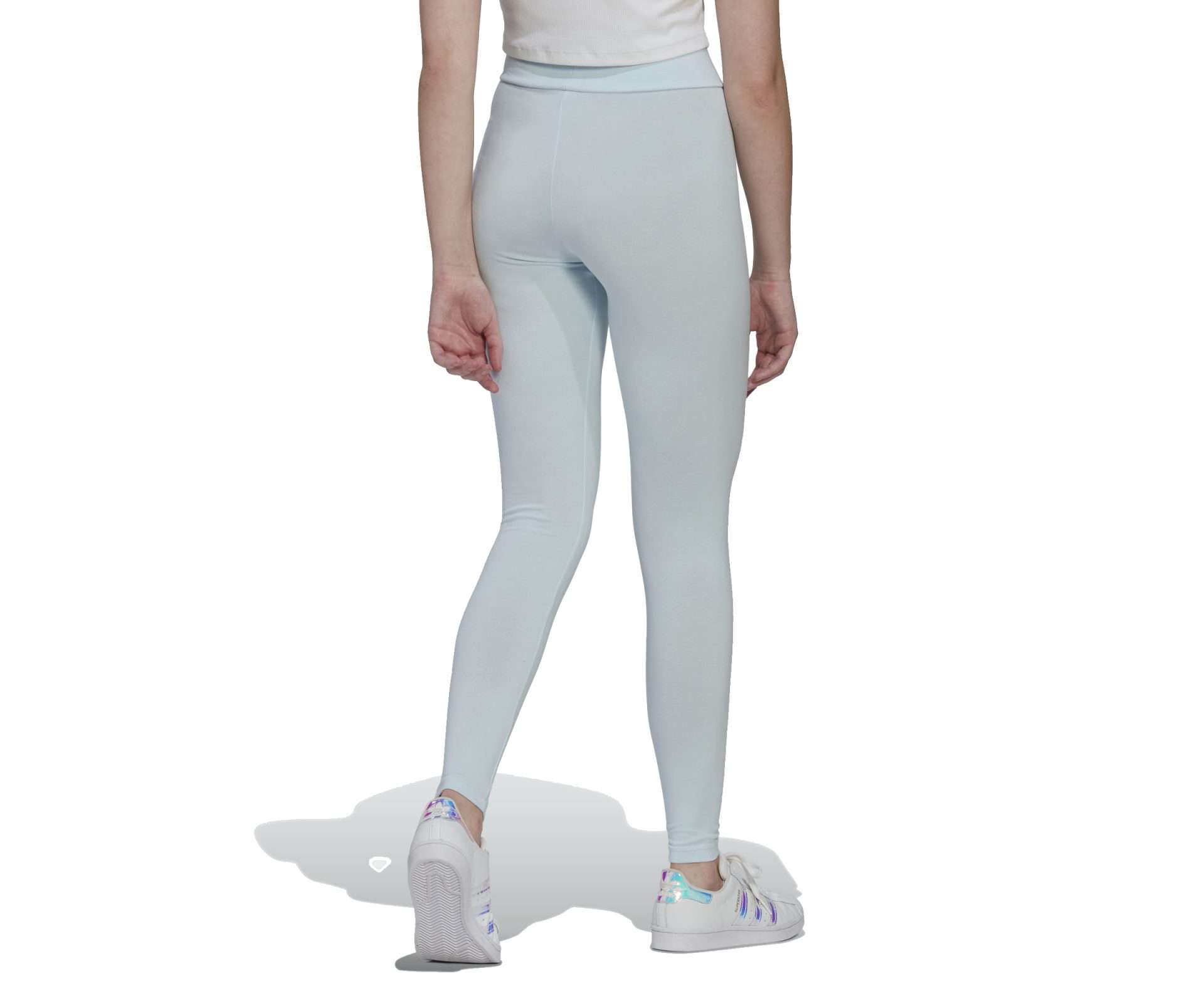 adidas WOMEN'S ORIGINALS ADICOLOR ESSENTIALS TIGHTS, HM1819, ALMOST BLOUE
