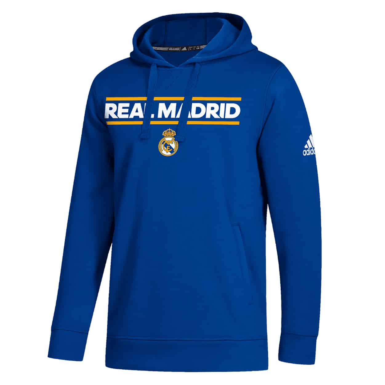 adidas Men's Real Madrid 2022-23 Dassler Hoodie - Royal Blue/White
