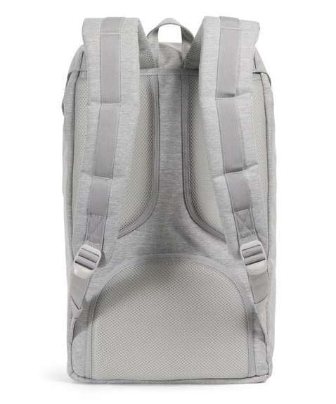 Herschel Little America Laptop Backpack#10014-02041 (Light Grey Crosshatch/Grey Rubber)