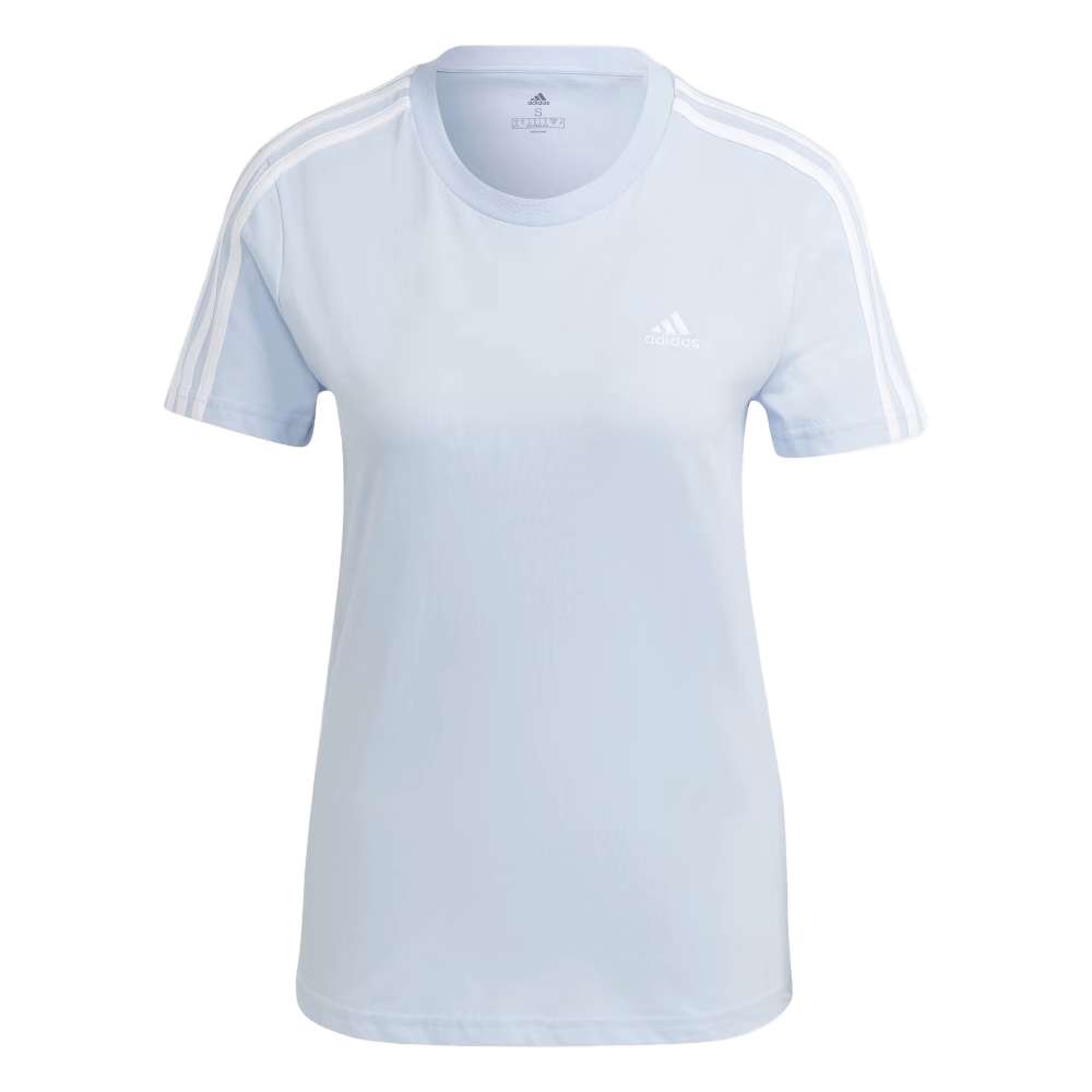 adidas Women's Essentials Slim 3-Stripes Tee