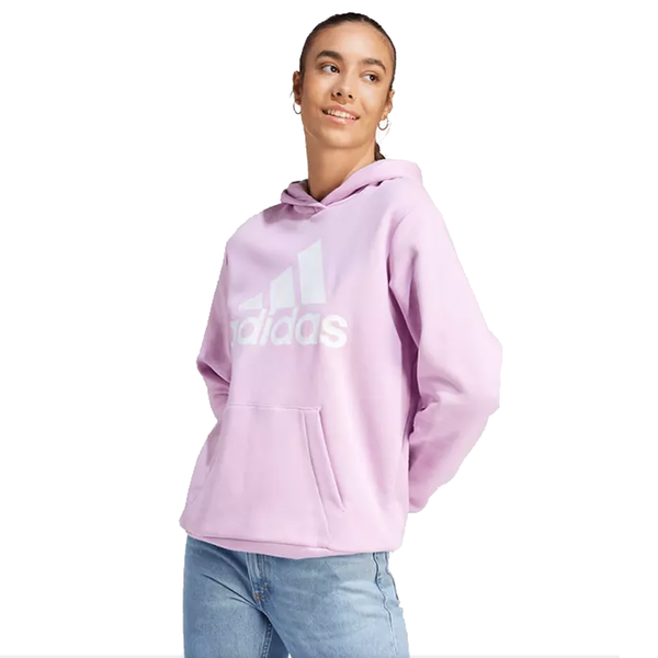 adidas Women's Essential Logo Boyfriend Pink Hoodie - Comfortable and stylish casual wear Bliss Lilac
