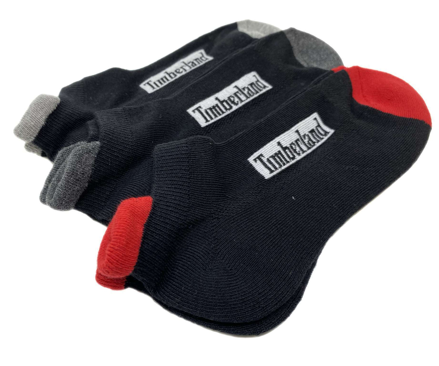 Timberland Cushioned No Shoe Socks 3 pack 43TB294016TD-001 Blk