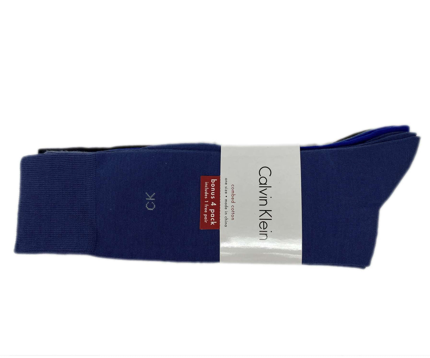 Calvin Klein Men's Combed Cotton Blend Dress Socks 4 pack ACP191-NM7
