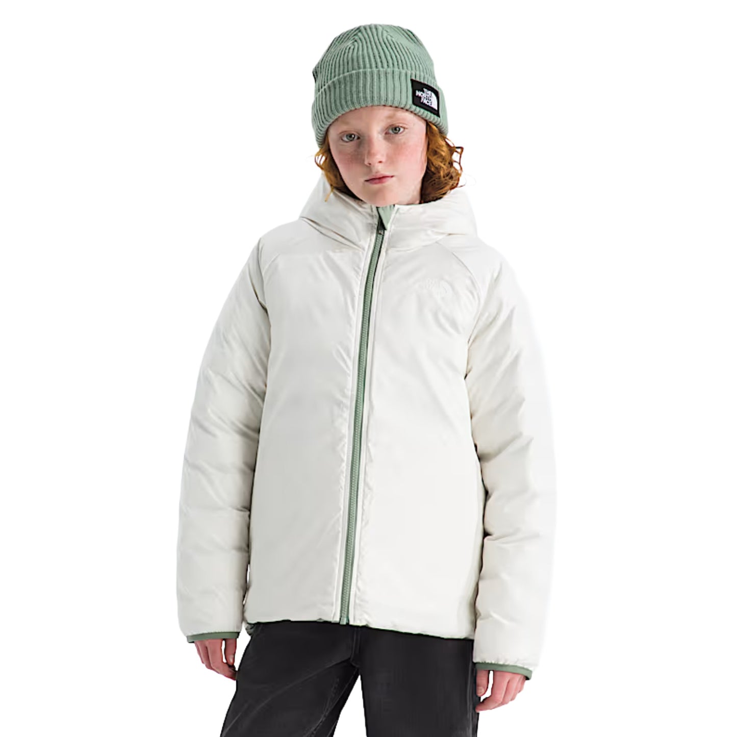 The North Face Girls’ Reversible Perrito Jacket Slate Moss