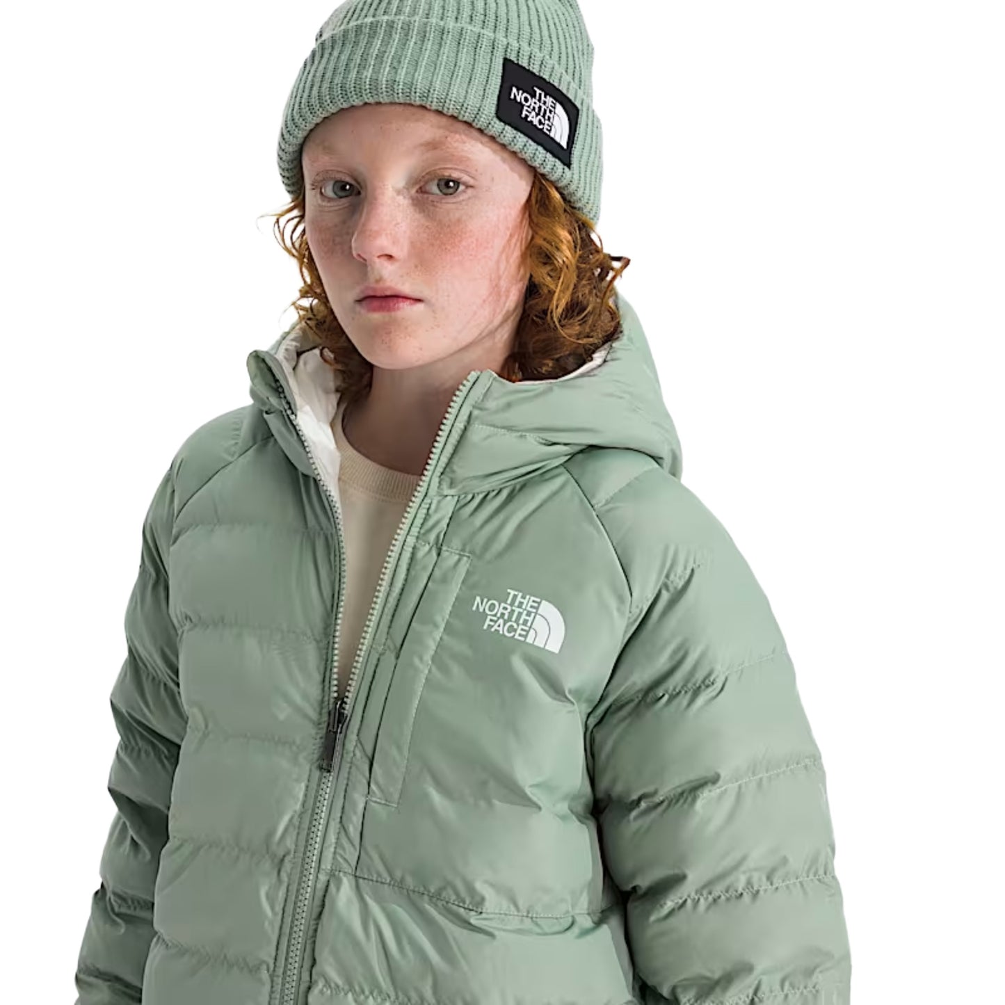 The North Face Girls’ Reversible Perrito Jacket Slate Moss