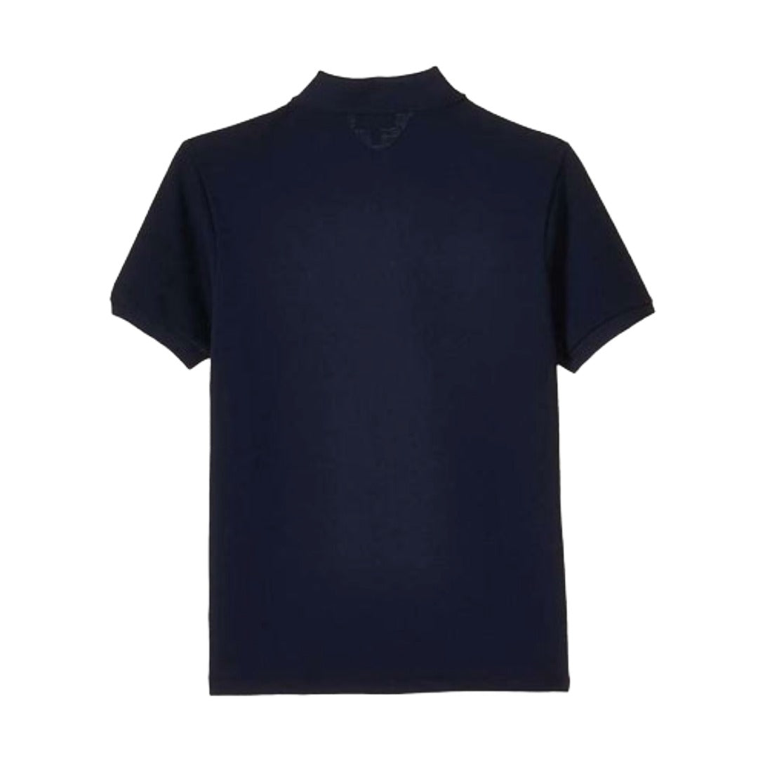 Lacoste Boys Short Sleeve Classic Pique Polo Shirt - Navy Blue