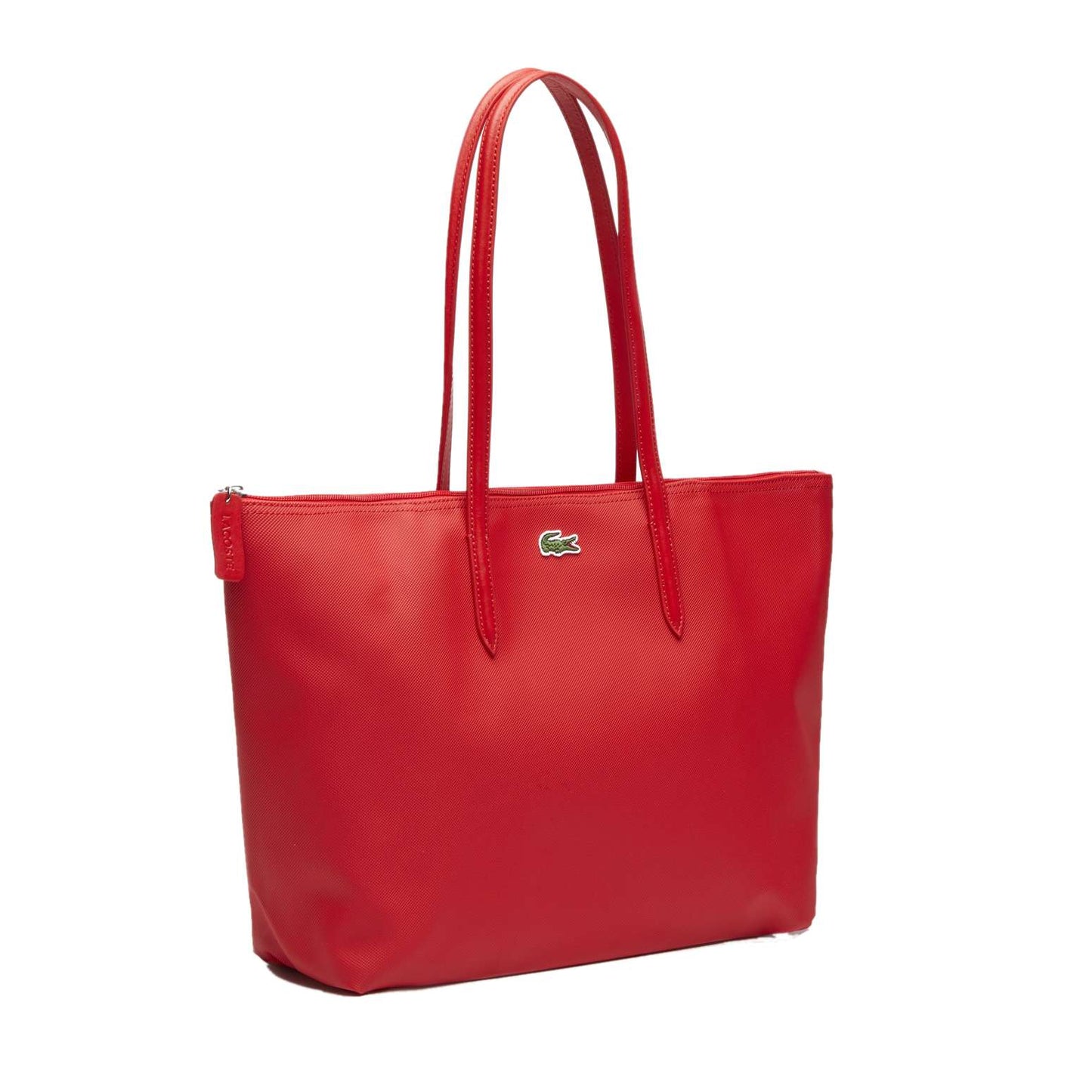 Lacoste Women's L.12.12 Concept Zip Tote Bag (High Risk Red)