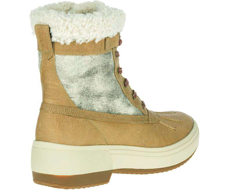 Merrell Women's Haven Mid Lace Polar Waterproof Boots - Chameau J001858