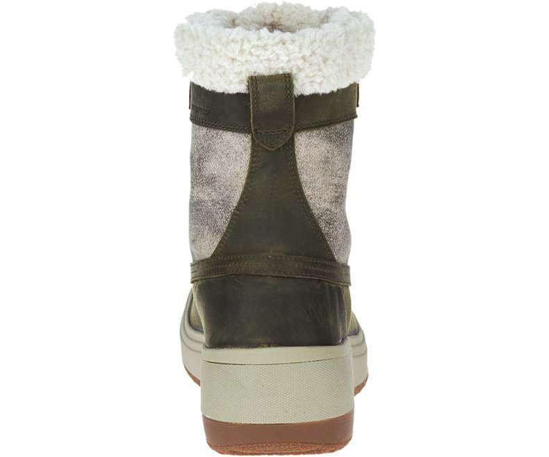 Merrell Women's Haven Mid Lace Polar Waterproof Boots - Olive J001862