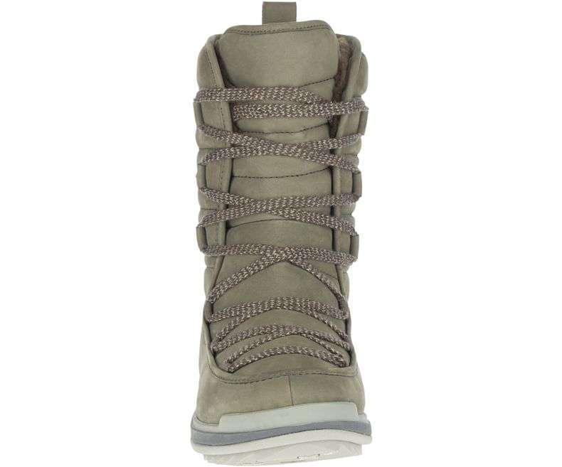 Merrell Women's Snowcreek Cozy Leather Polar Waterproof - Olive J002212
