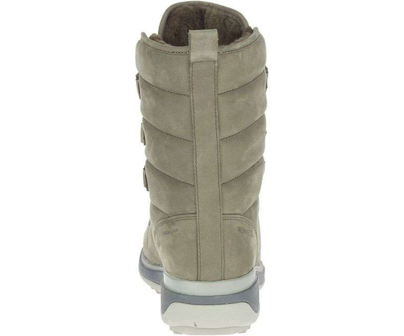 Merrell Women's Snowcreek Cozy Leather Polar Waterproof - Olive J002212