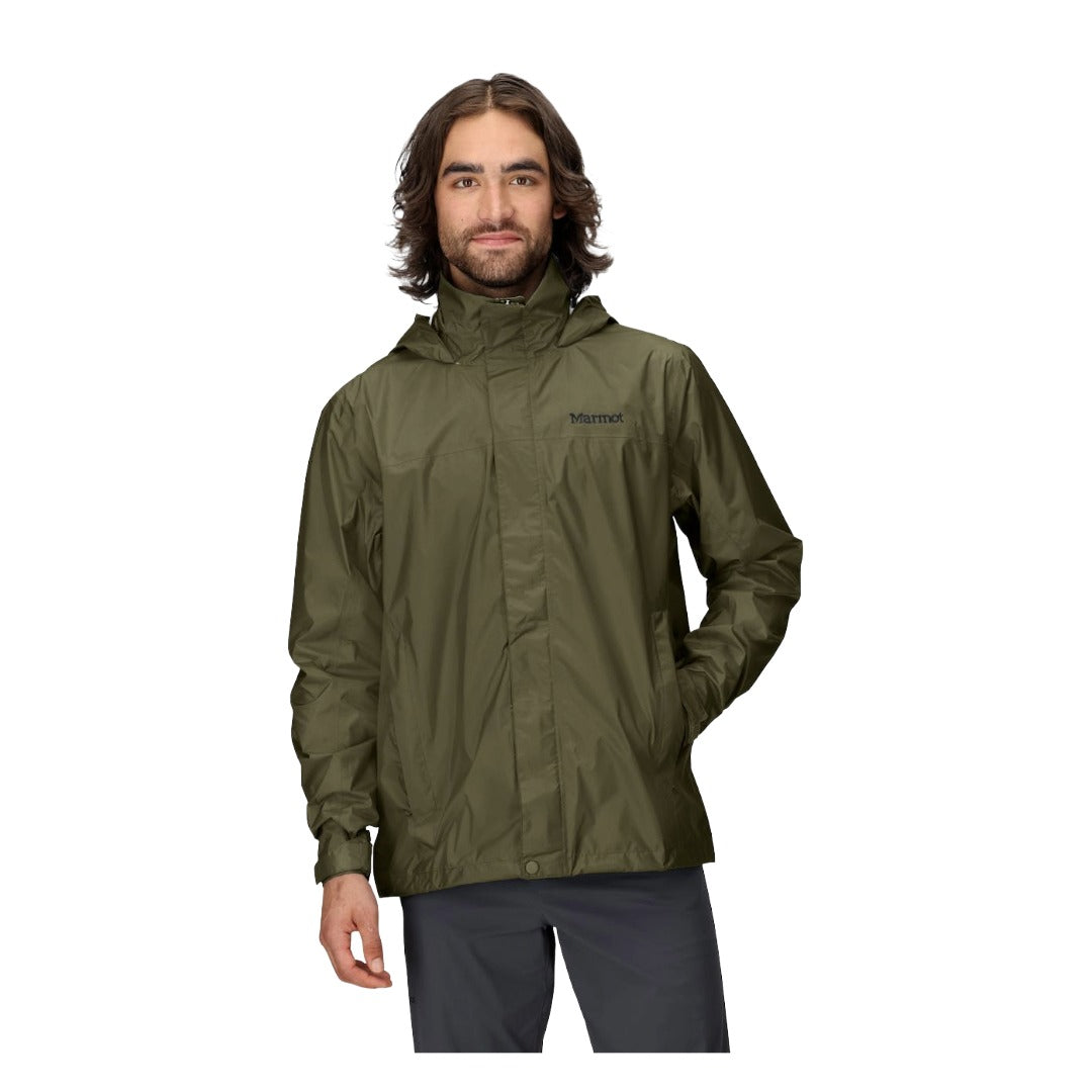 Marmot Men's PreCip Waterproof Rain Jacket - Dark Rust