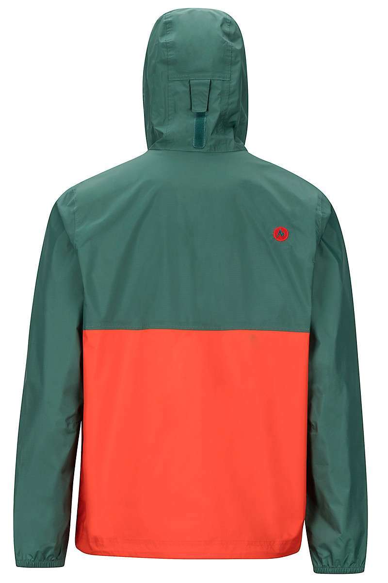 Marmot PreCip Anorak #43860 Mallard Green/Mars Orange