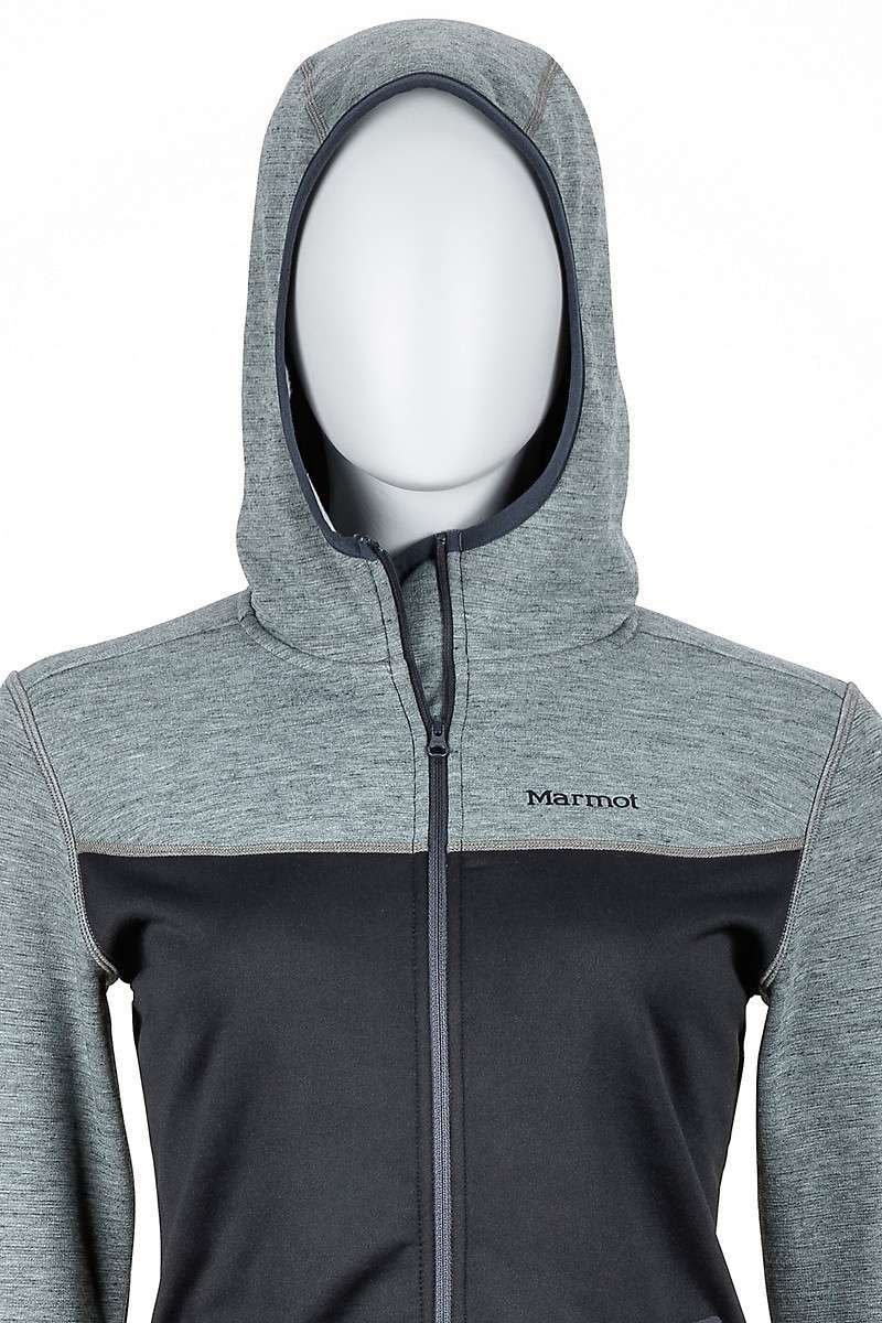 Marmot Women's Sirona Hoodie #89170 Black/Dark Steel