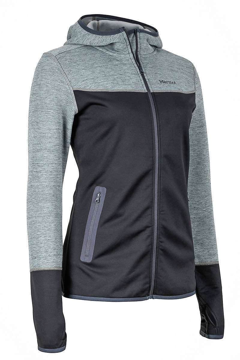 Marmot Women's Sirona Hoodie #89170 Black/Dark Steel