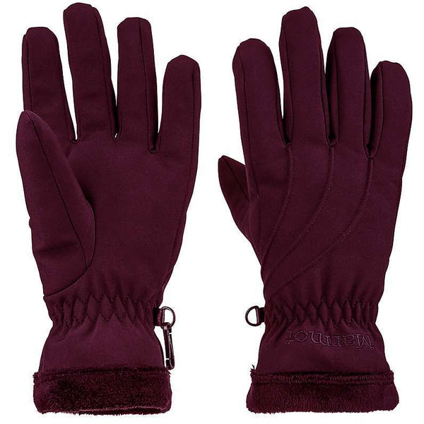 Marmot Women's Fuzzy Wuzzy Glove #14790 Dark Purple Pourpre Fonce