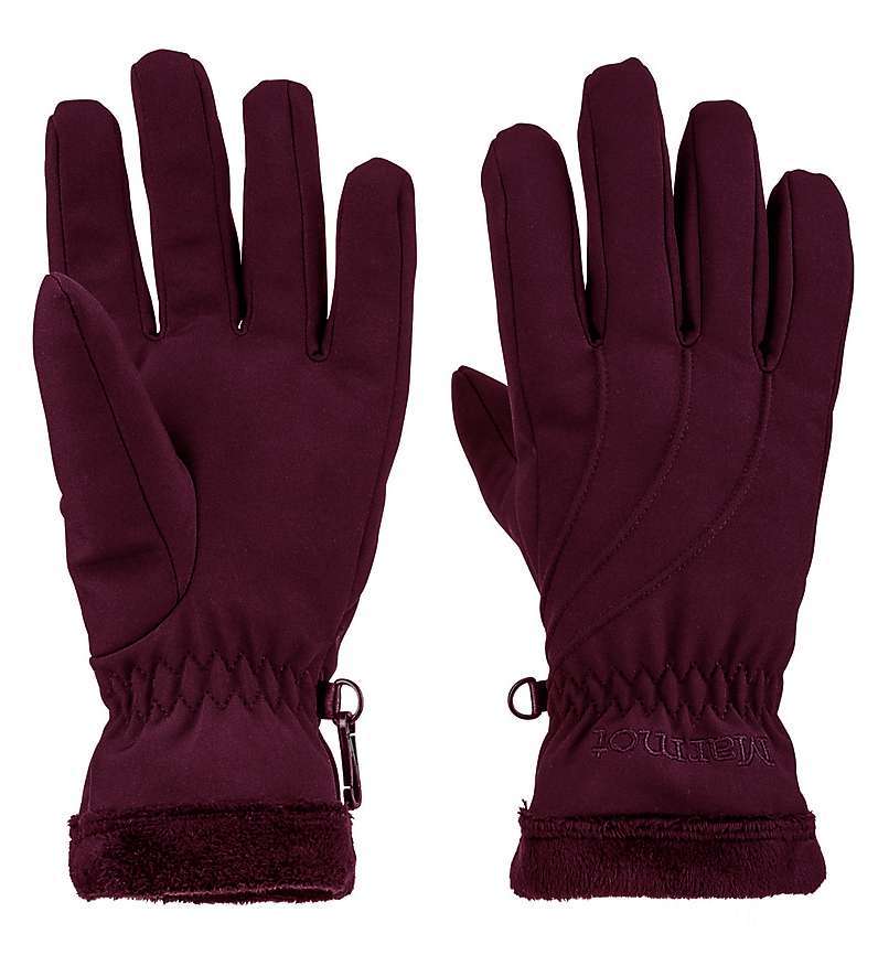 Marmot Women's Fuzzy Wuzzy Glove #14790 Dark Purple Pourpre Fonce