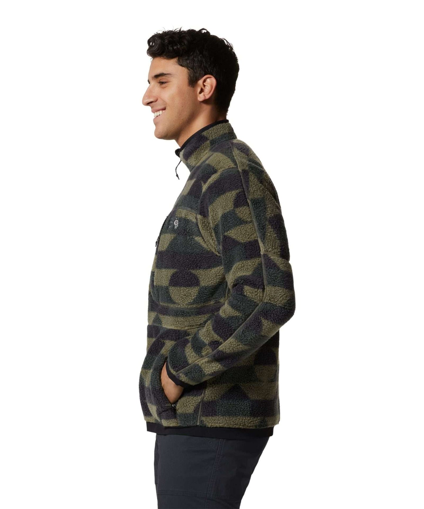 Mountain Hardwear Men's Southpass™ Fleece Full Zip #1957211-397 Stone Green Geoland 3