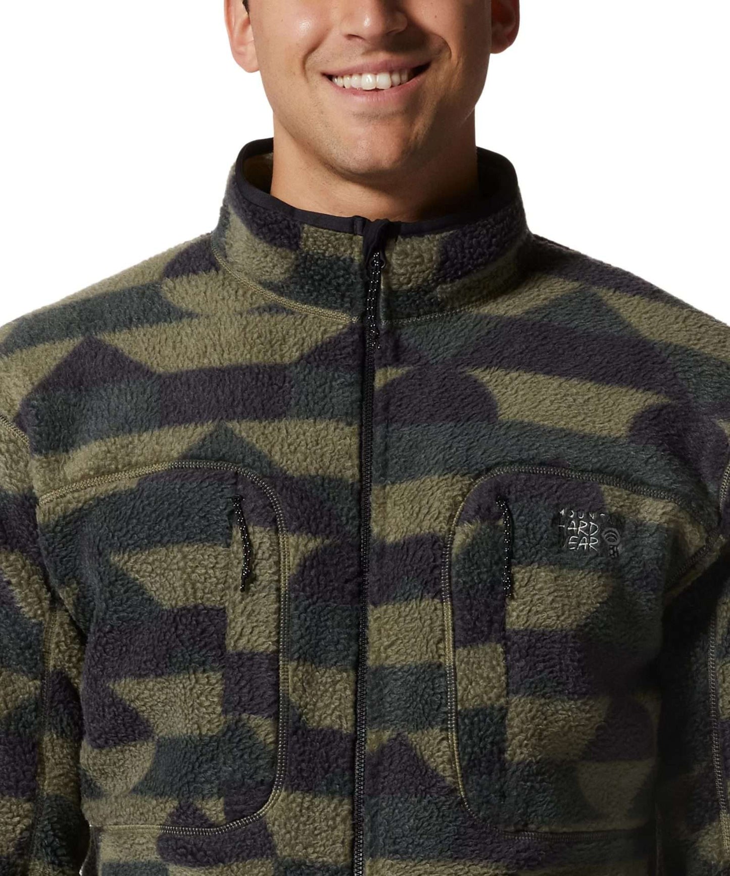 Mountain Hardwear Men's Southpass™ Fleece Full Zip #1957211-397 Stone Green Geoland 3