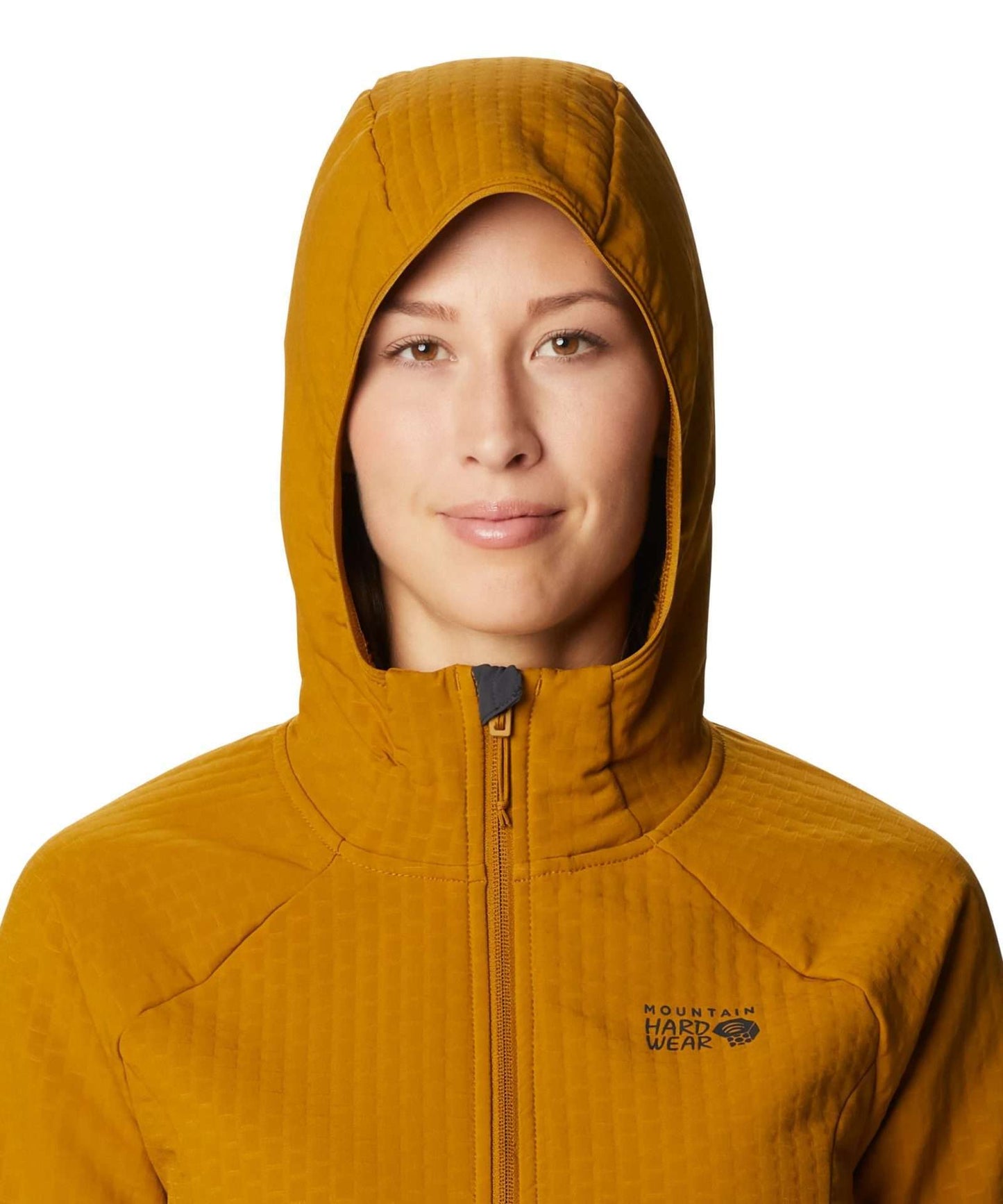 Mountain Hardwear Women's Keele™ Grid Hoody #1940771-255 Olive Gold
