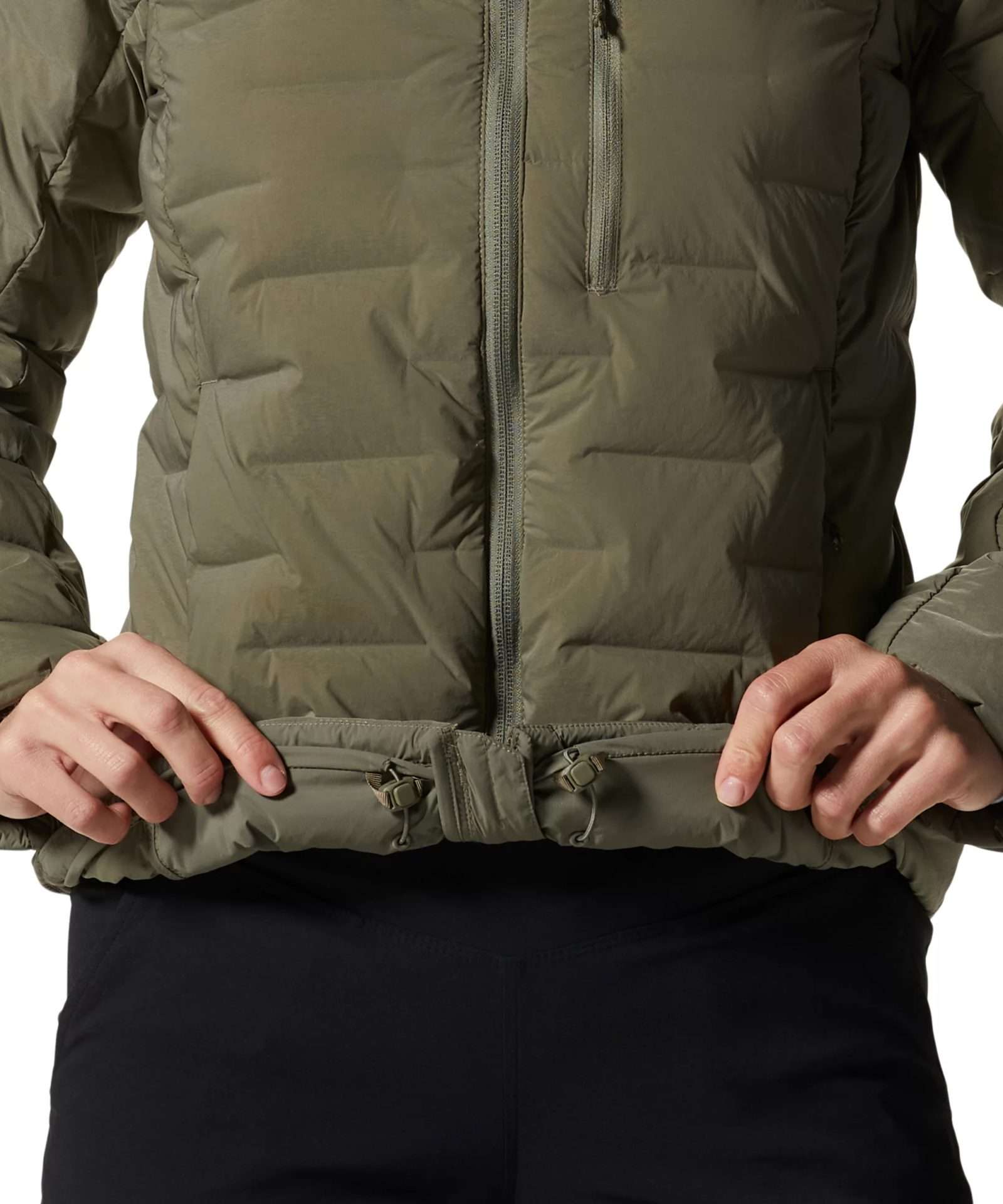 Mountain Hardwear Women's Stretchdown™ Hoody #1943271-397 Stone Green