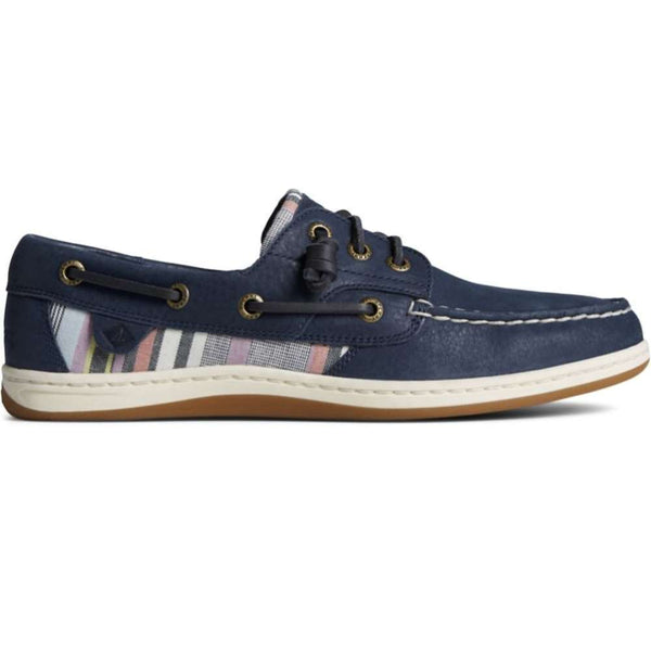 Women's Songfish Leather Striped Boat Shoe