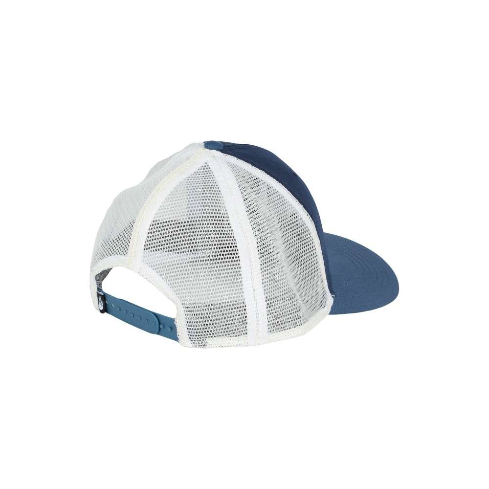The North Face Keep It Patched Trucker Hat in Blue and White