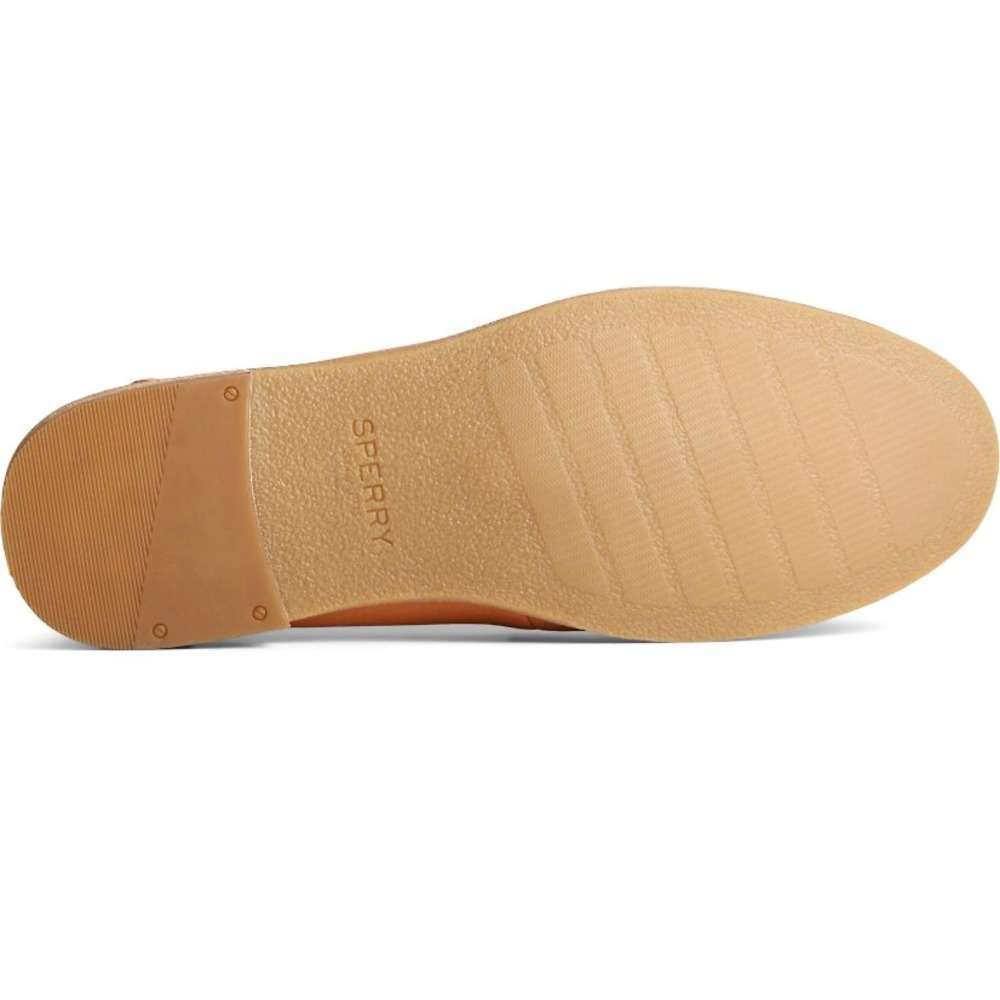 Sperry Women's Seaport Penny Leather Loafer - Tan