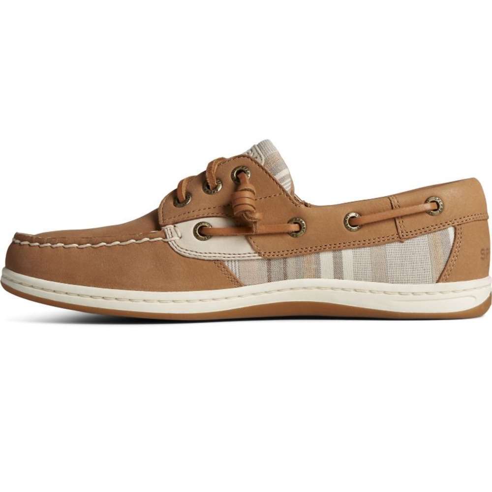 Sperry Women's Songfish Leather Striped Boat Shoe