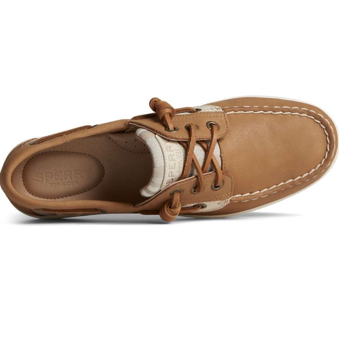 Sperry Women's Songfish Leather Striped Boat Shoe