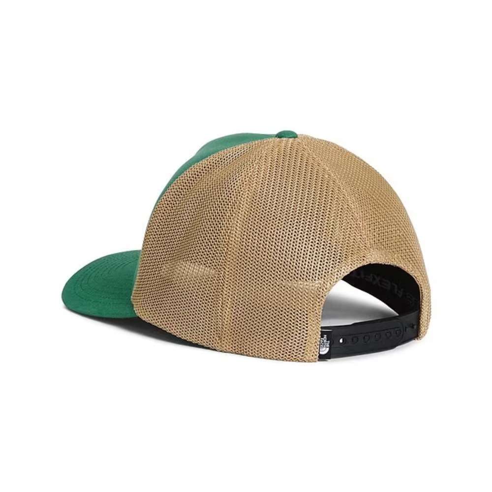 The North Face Keep It Patched Trucker Hat in deep grassgreen