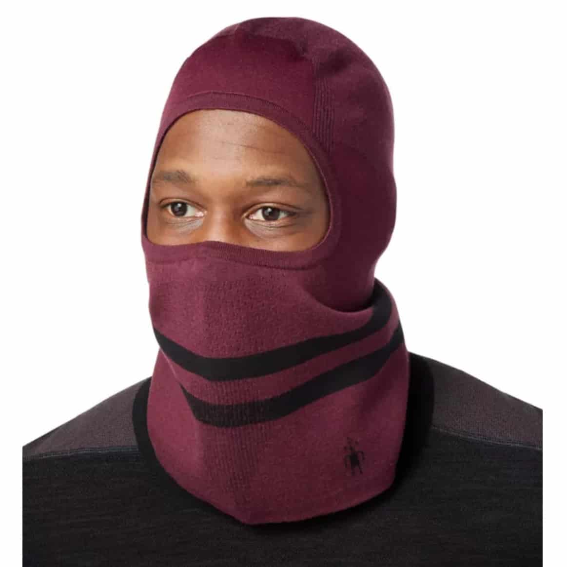Smartwool Unisex Intraknit Merino Tech Balaclava - Black Cherry