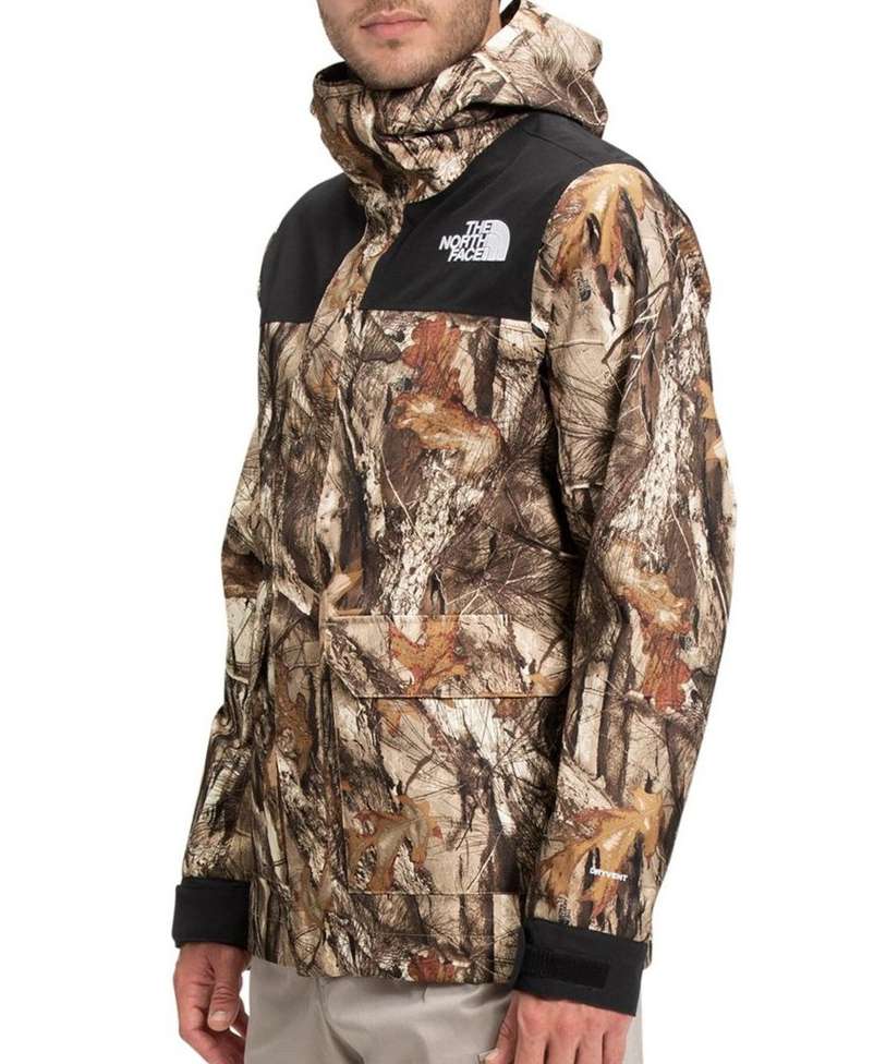 The North Face Men's Cypress Jacket NF0A4AGD047 Kelp Tan Forest Floor Print