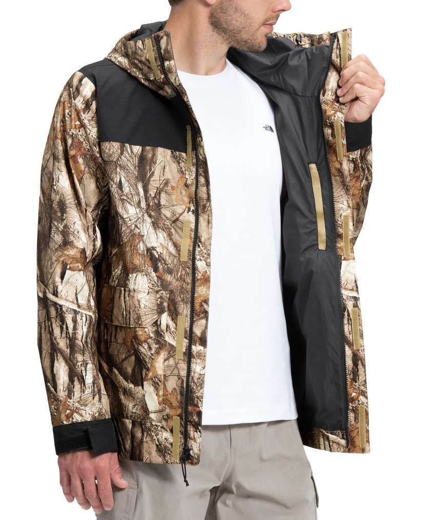 The North Face Men's Cypress Jacket NF0A4AGD047 Kelp Tan Forest Floor Print