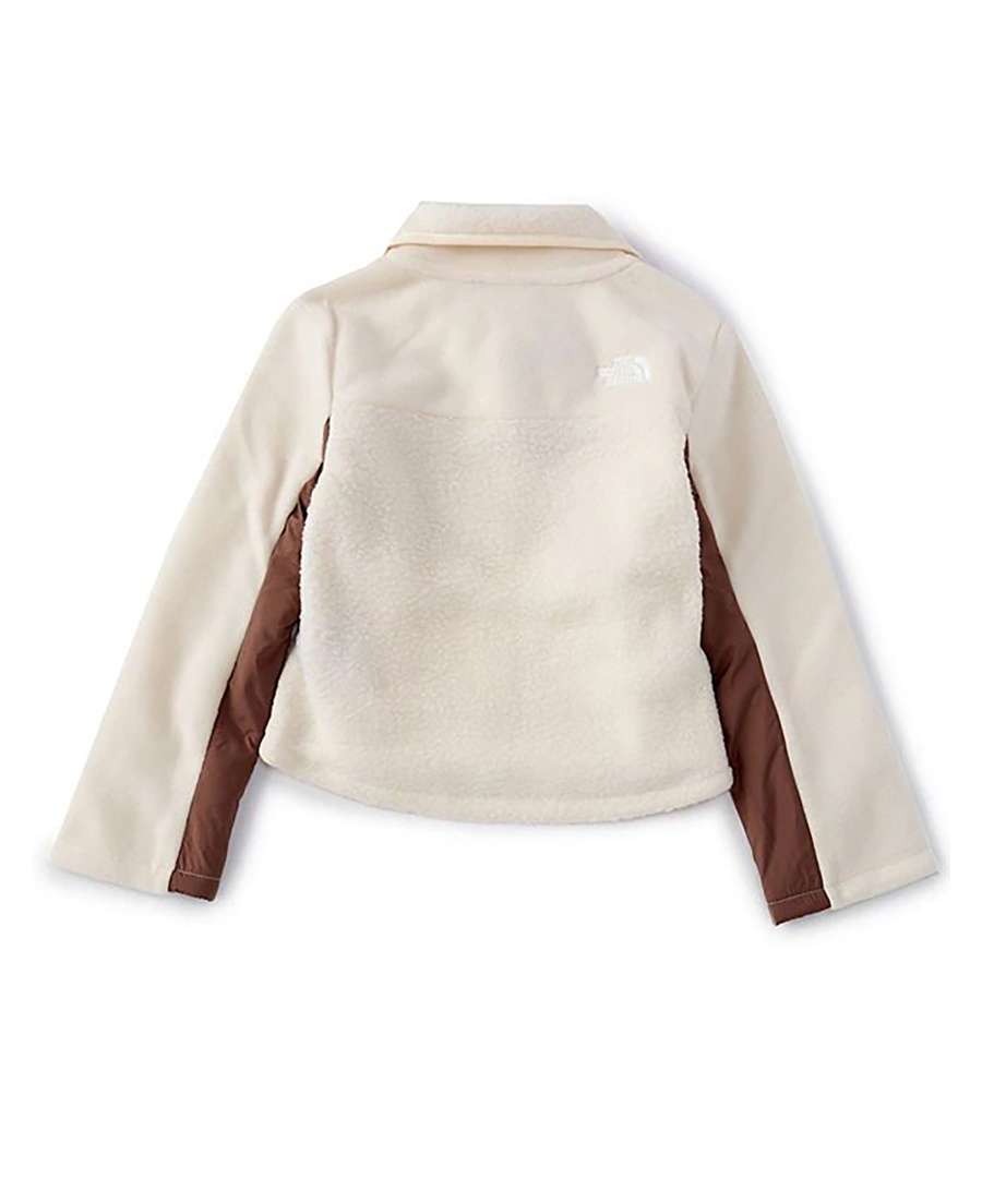 The North Face Girls’ Fleece Mashup Jacket, NF0A7UMIN3N, Gardenia White
