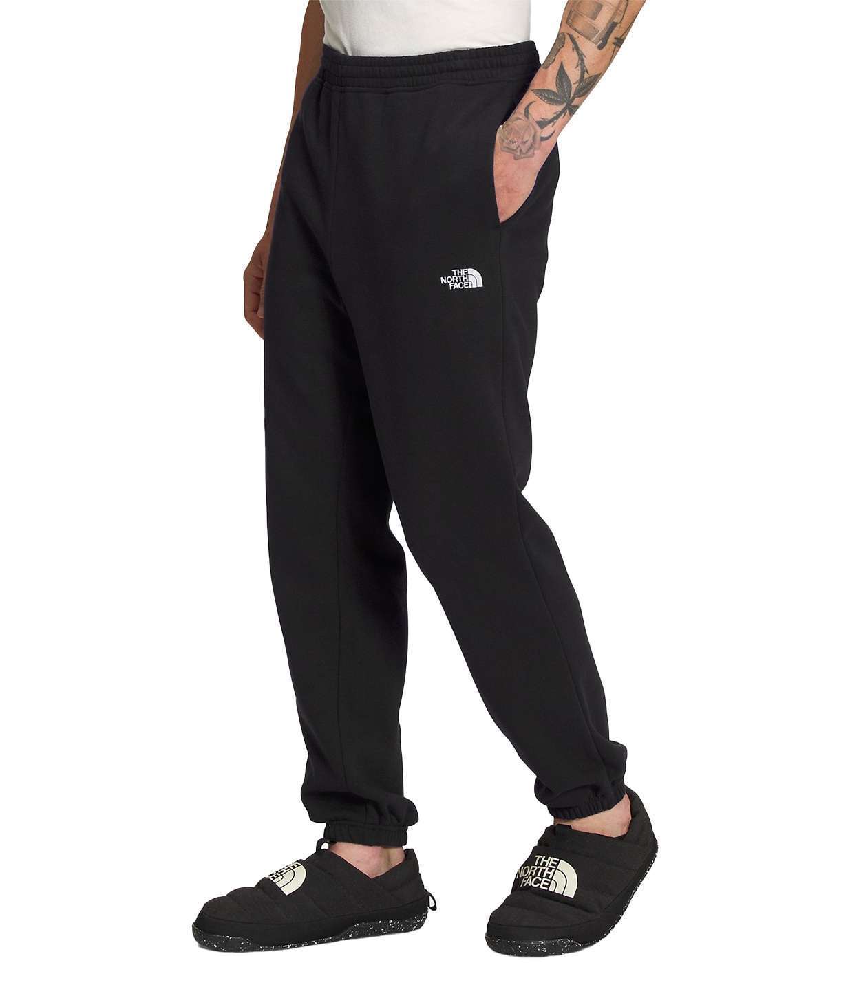 The North Face Men’s Half Dome Sweatpants, NF0A7UODKY4, TNF Black - TNF White