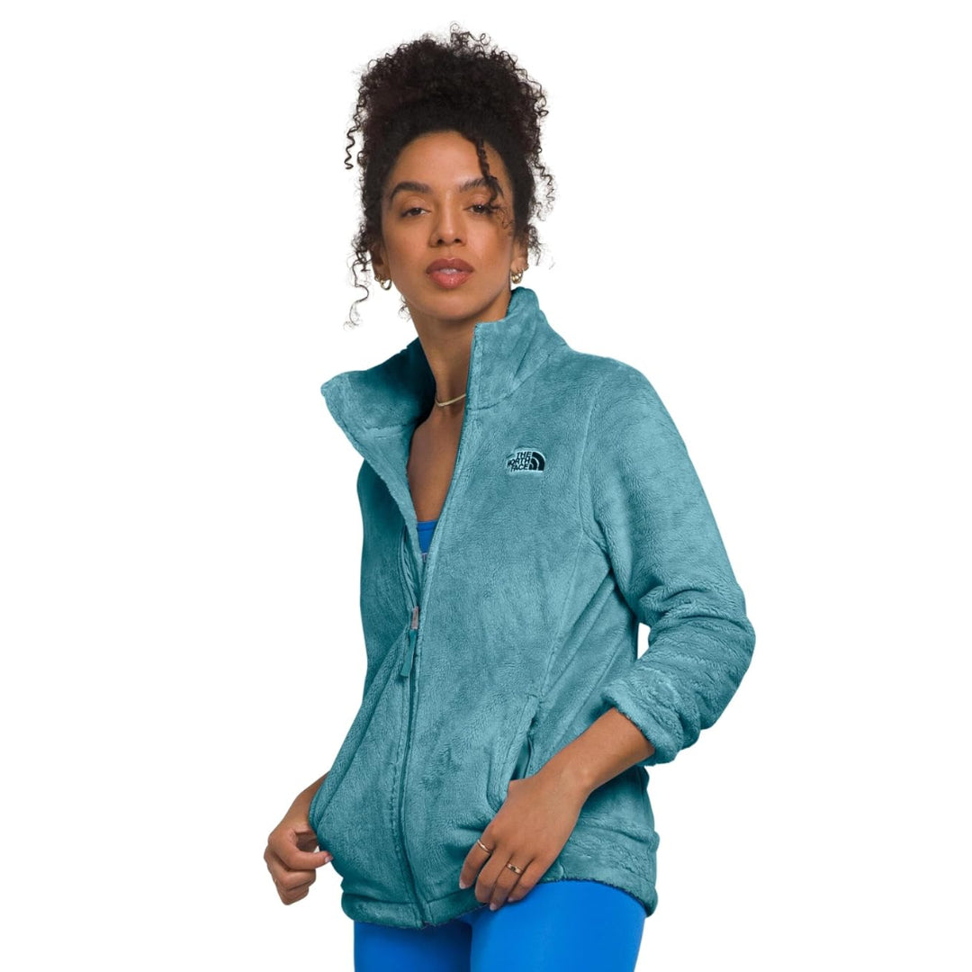 The North Face Women's Osito Jacket in a soft, plush fabric, perfect for warmth and comfort.
