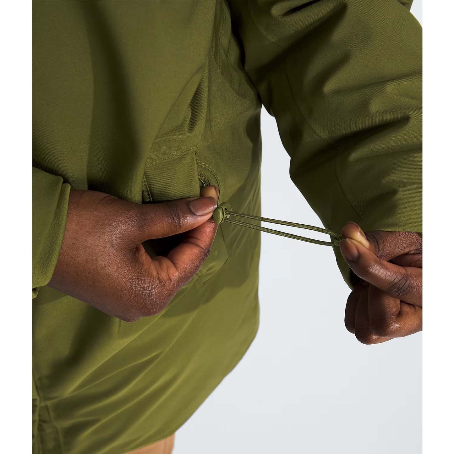 The North Face Women's Plus Size ARC Parka, lightweight waterproof jacket with a sleek design, perfect for rain and wind protection.