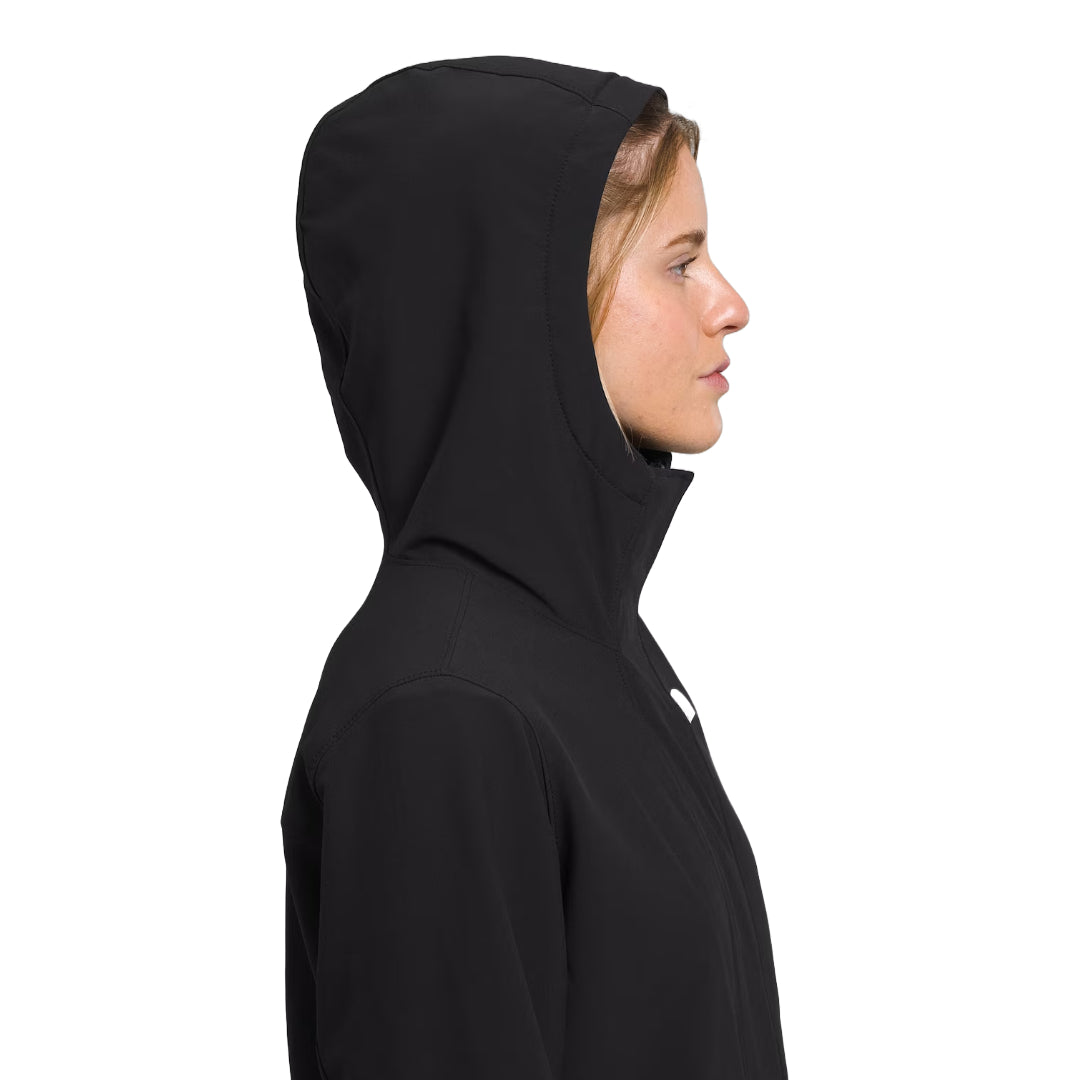 The North Face Women’s Shelbe Raschel Parka, wind-resistant and water-repellent with soft fleece lining for warmth and comfort.