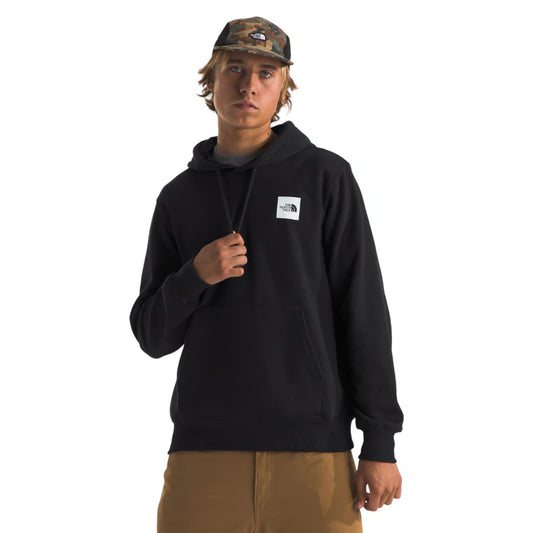 The North Face Men's Brand Proud Hoodie with a bold logo design and soft fleece fabric for everyday warmth and comfort.